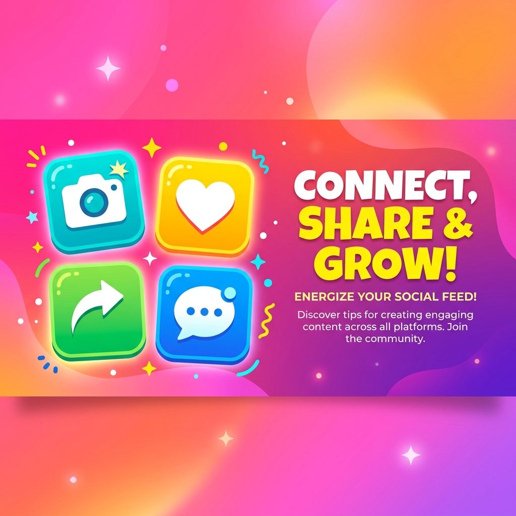social media marketing tips featured image with app icons