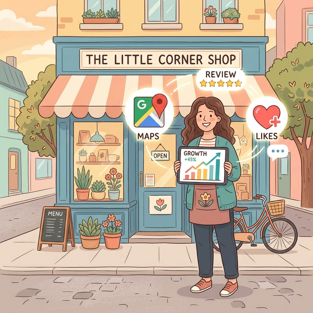 digital marketing strategies for small business owner using tablet